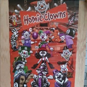 Vintage 2002 HOMIES “HOMIECLOIWNS POSTER”  Scorpio 🦂Posters #937 🤡 34”x22
